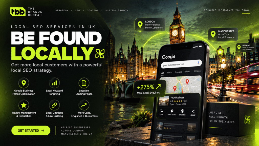 Local SEO services in UK for London and Manchester businesses