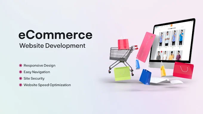 Modern e-commerce website displaying products online