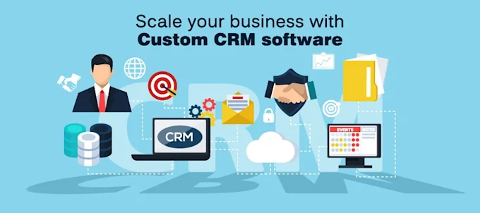 Custom CRM dashboard interface developed through custom crm development services