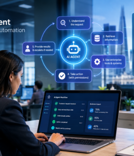 Agentic AI development UK for enterprise workflow automation and connected business systems
