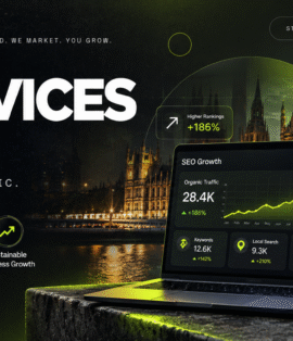 SEO services in UK for businesses targeting London and Manchester